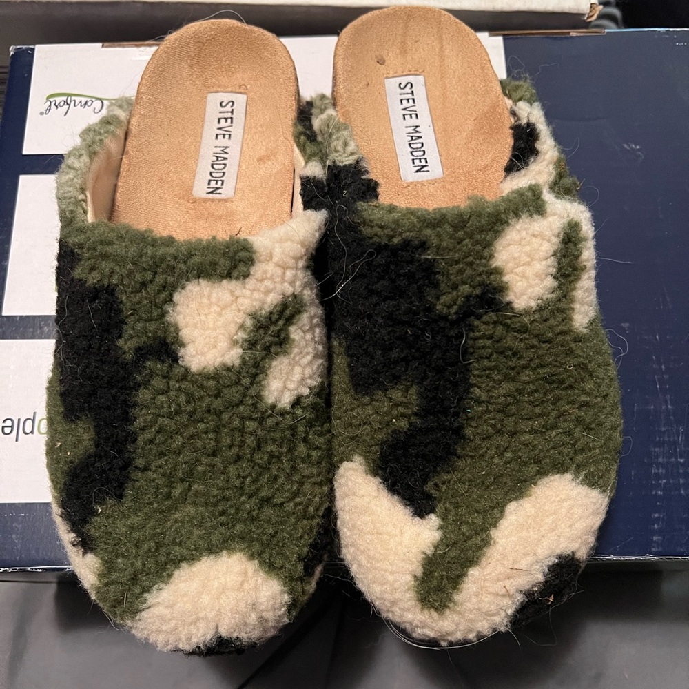 Steve Madden Camo Clogs